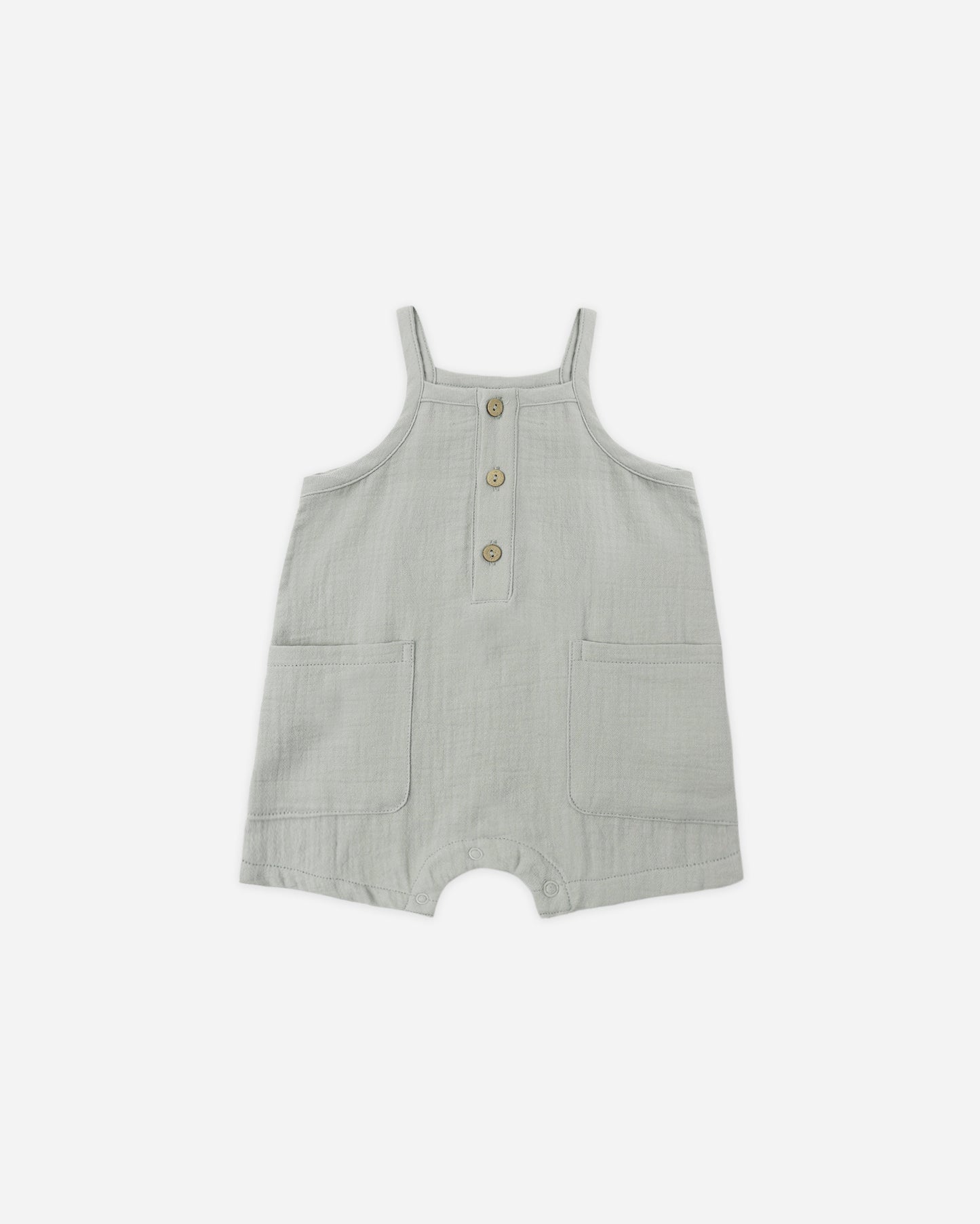 Quincy Mae Oakley Romper in Sage