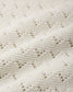 Quincy Mae Knit Pointelle Ruffle Romper in Natural