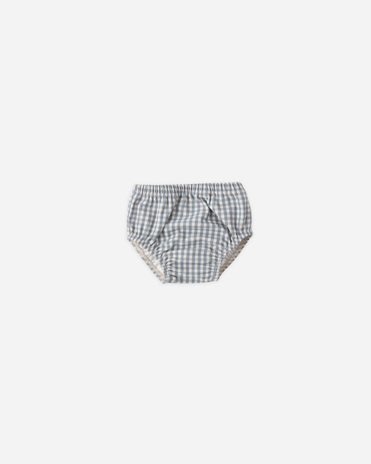 Quincy Mae Swim Diaper in Ocean Gingham