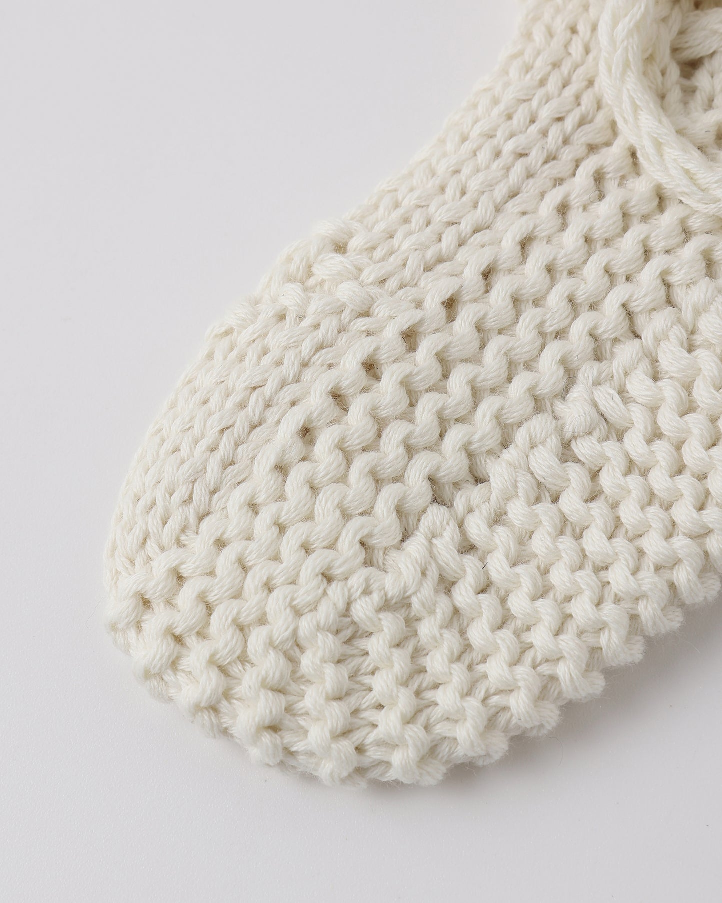 Quincy Mae Knit Booties in Natural