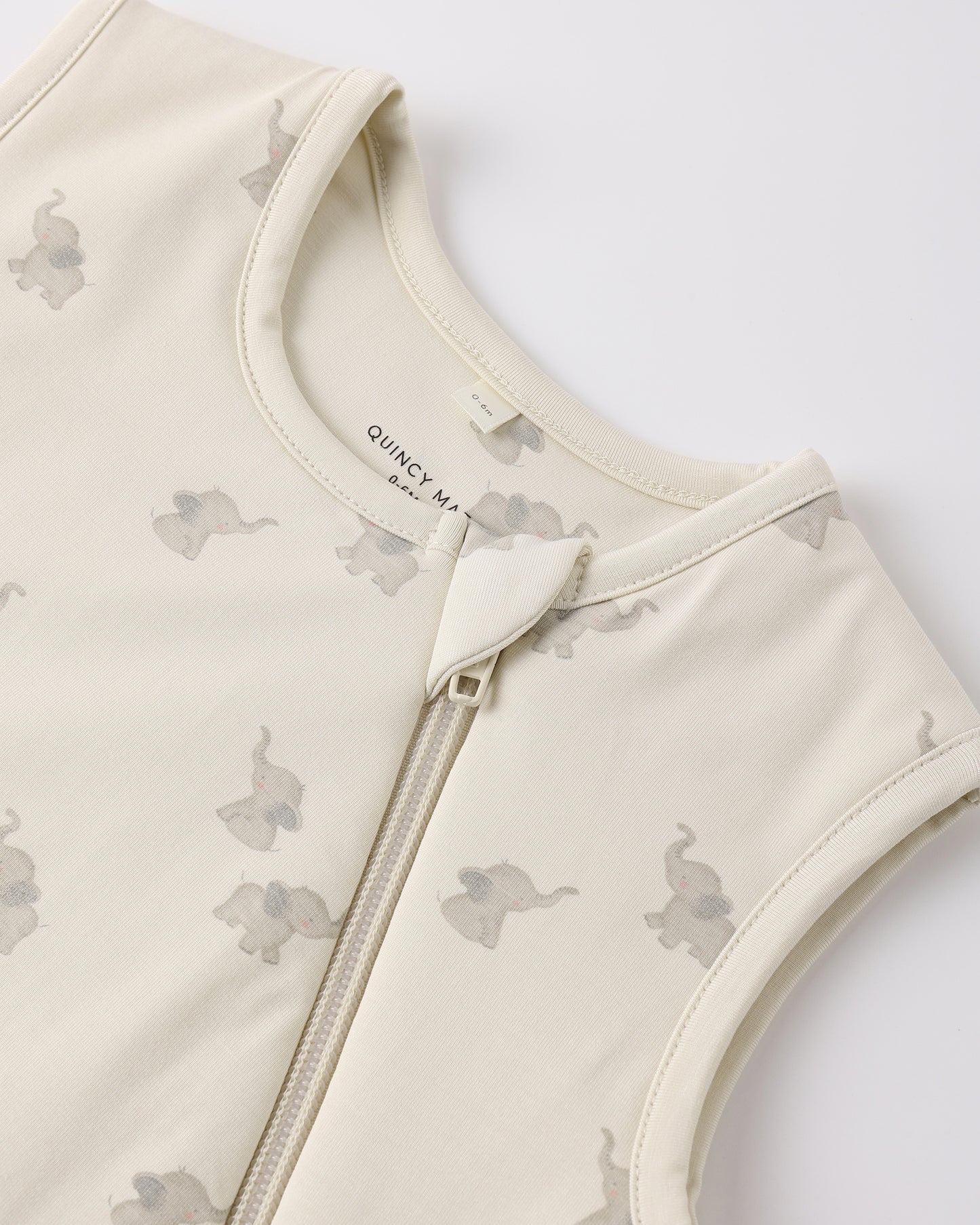 Quincy Mae Bamboo Sleep Bag in Elephant