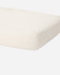 Quincy Mae Bamboo Crib Sheet in Oat Gingham