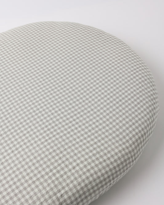 Quincy Bassinet Sheet in Sage Gingham