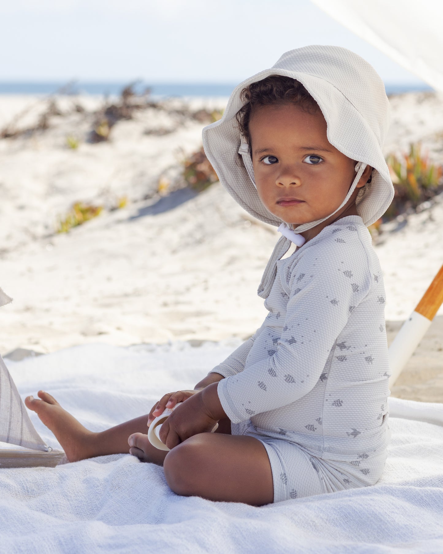 Quincy Mae Bucket Hat in Sky