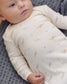 Quincy Mae Knotted Baby Gown & Hat Set in Dinos
