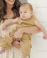 Quincy Mae Waffle Jumpsuit in Honey