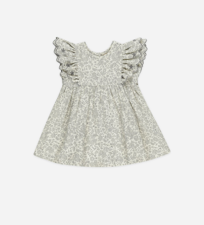 Quincy Mae Alina Dress in Blue Blossom