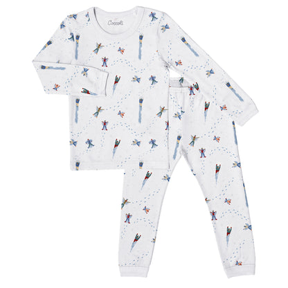 Coccoli 2 Piece Modal Pj Set in Snow Angels