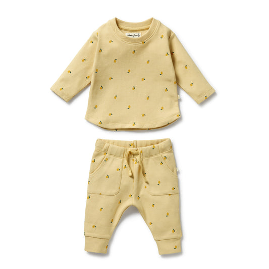 Wilson & Frenchy Waffle Set in Little Lemon
