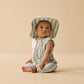 Wilson and Frenchy Organic Cotton Growsuit in Deep Blue Stripe