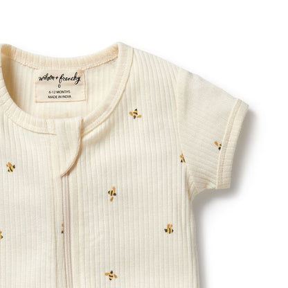 Wilson and Frenchy Boyleg Zipsuit in Bee Mine