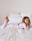 Ollie Jay 2 piece Bamboo Pajama Set in Candy Hearts