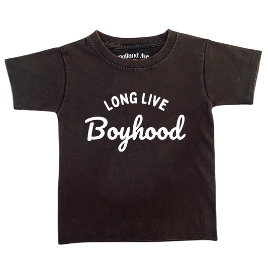 Holland Ave “Long Live Boyhood” Boys Vintage Wash Tee
