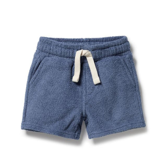 Wilson and Frenchy Organic Cotton Terry Short in Deep Blue