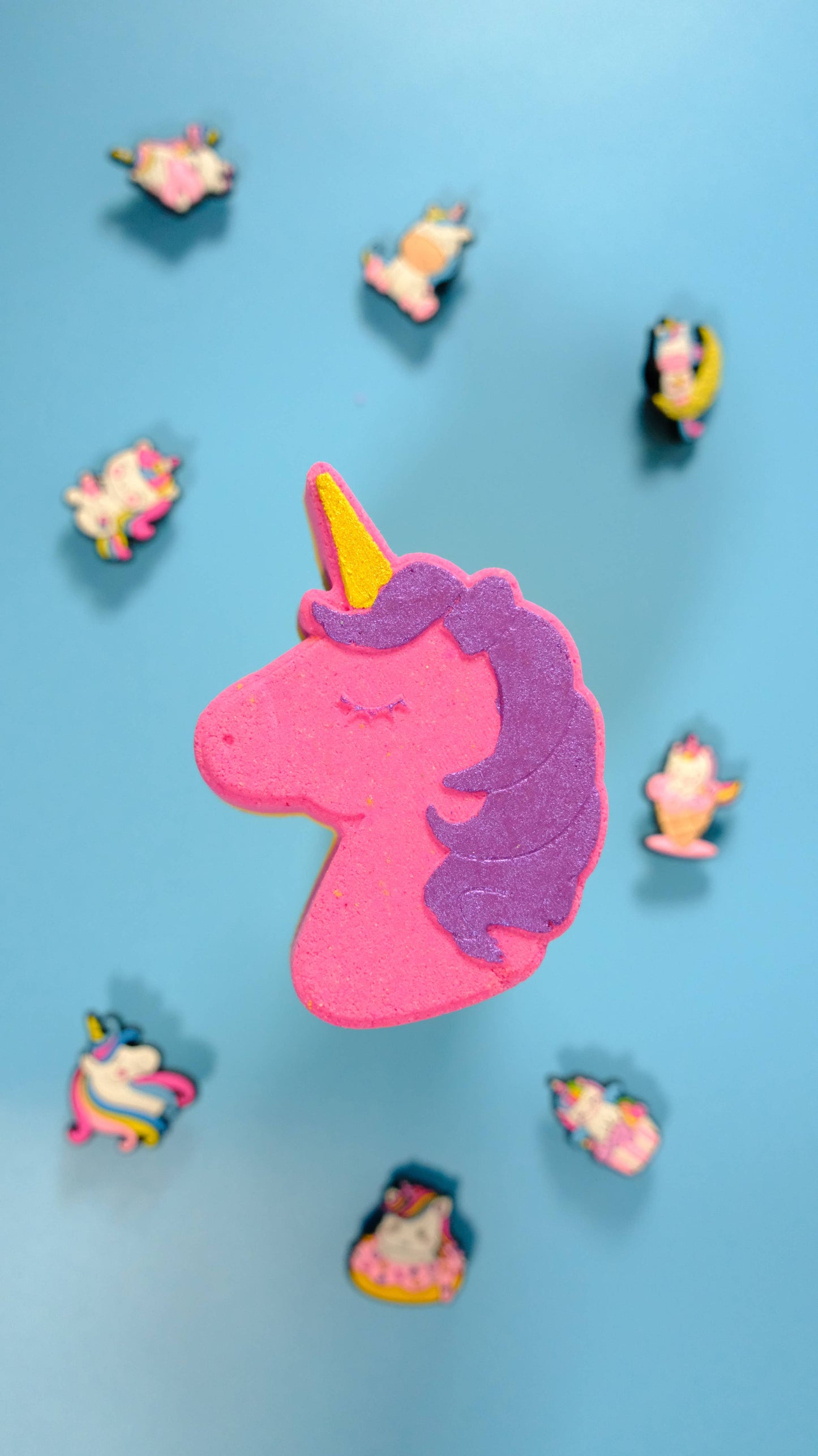 Happy Hippo Unicorn Bath Bomb with Shoe Charm