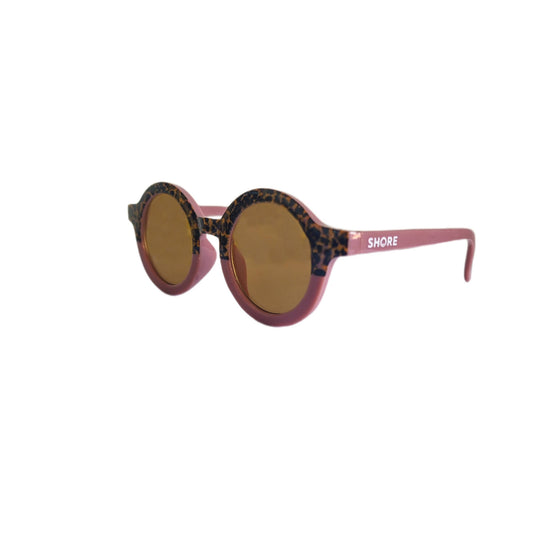 Shore Apparel Sunglasses in Mauve Leopard