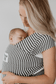 Beluga Baby - Lori Beluga Wrap- Charcoal Stripe