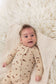 Mila & Co. Ribbed Footie in Pumpkin