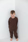 Mila & Co. Sweatshirt & Jogger Set in Mocha