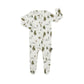 Belan J Ribbed Bamboo Footed Sleeper in Misty Forest