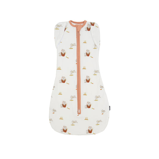 Belan J Convertible Swaddle Sack in Garden Bunnies