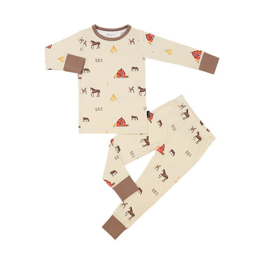 Belan J 2 Piece PJ Set in Hay Neighbour