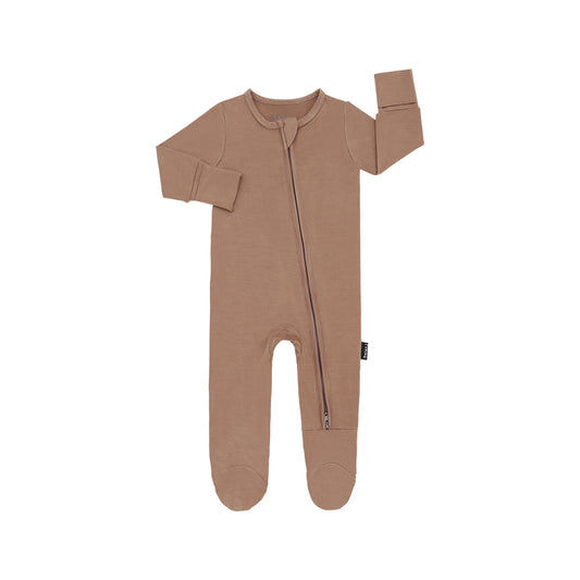 Belan J Bamboo Footed Sleeper in Hazel