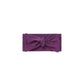 Belan J Bamboo Headband Bow in Deep Plum