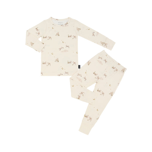 Belan J 2 Piece PJ Set in Little Lambs