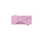 Belan J Ribbed Bamboo Headband Bow in Pastel Orchid
