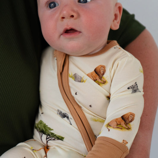 Belan J Bamboo Footed Sleeper in Safari