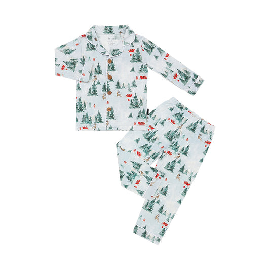 Belan J Kids Classic Pj Set in Sleigh Ride