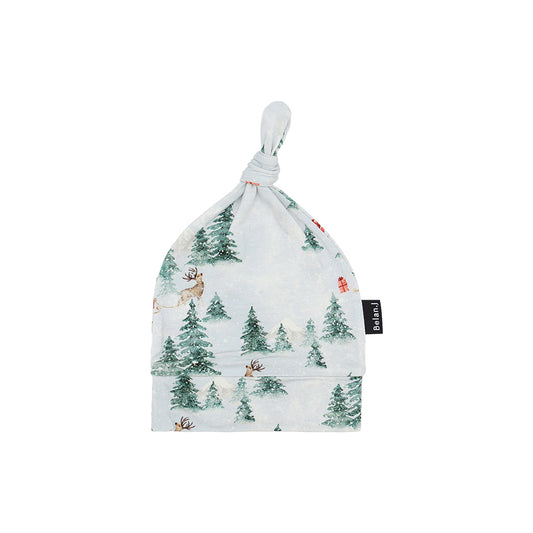 Belan J Knotted Infant Hat in Sleigh Ride